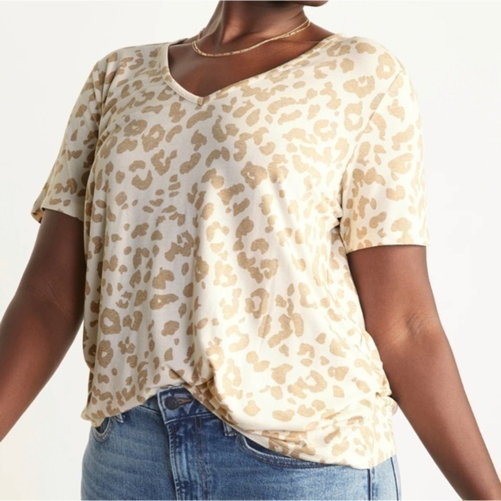 EUC Old Navy Short-Sleeve Luxe Printed T-Shirt for Women Size S